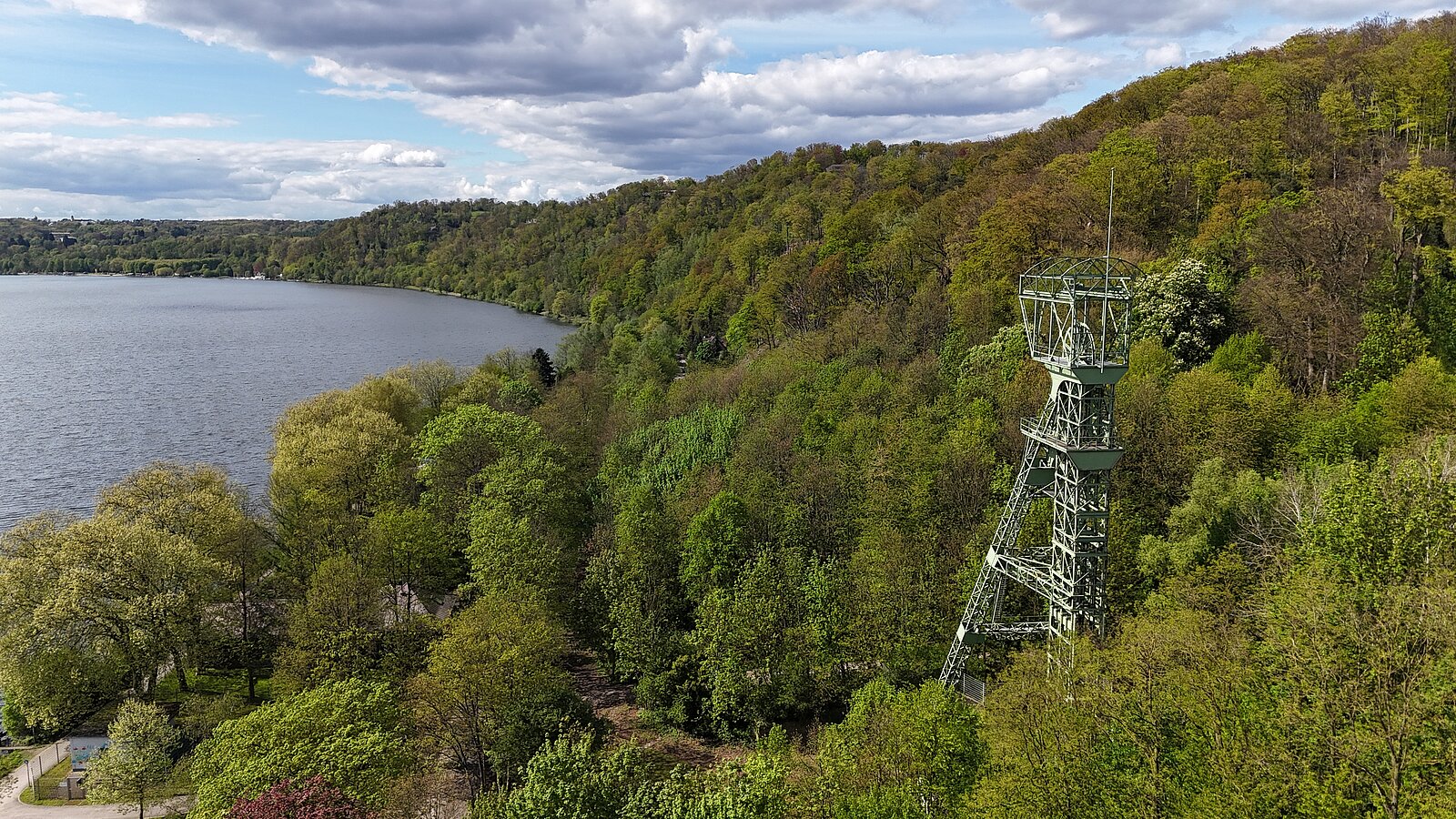 Fördergerüst aus Stahl