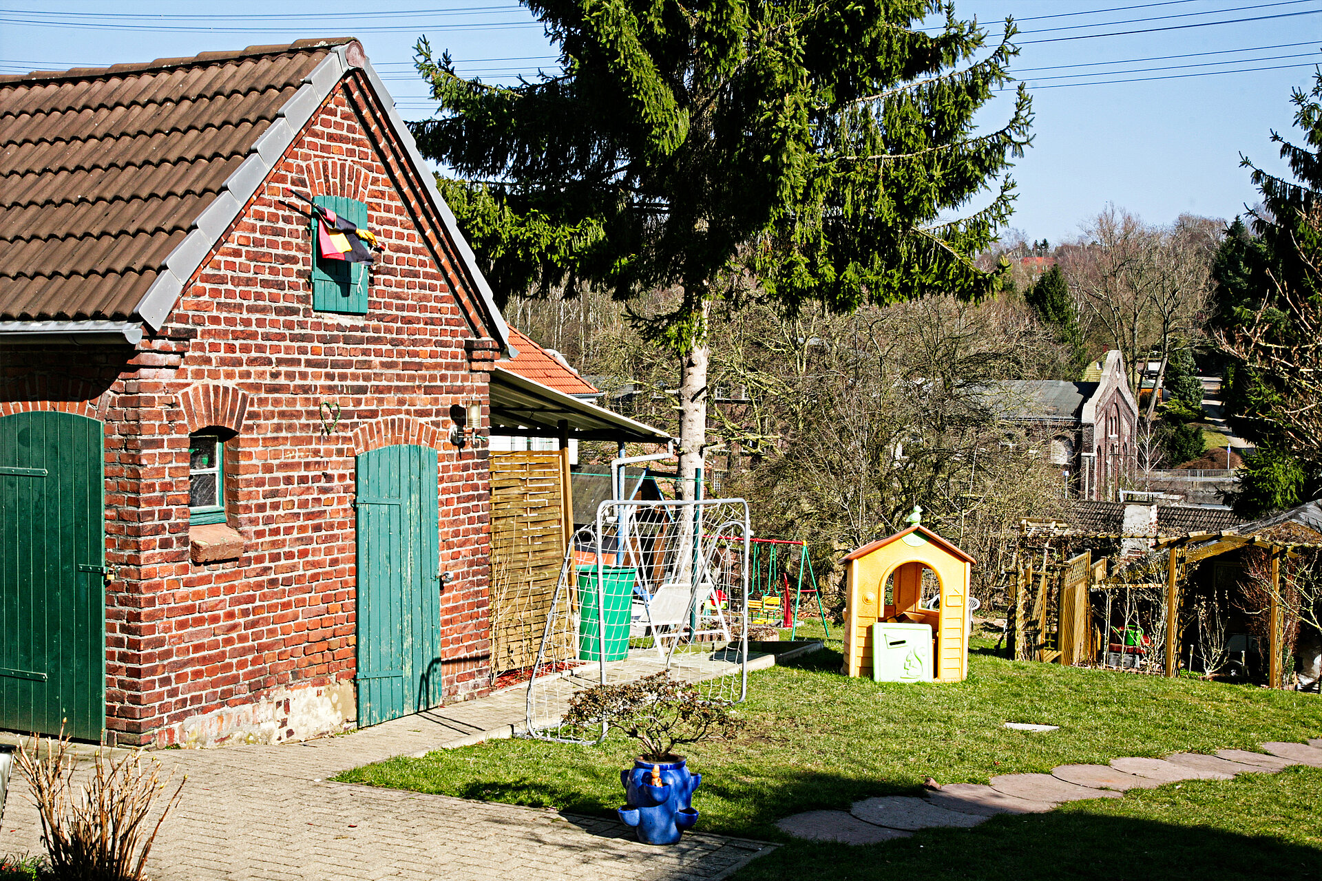Zechenhaus mit Garten