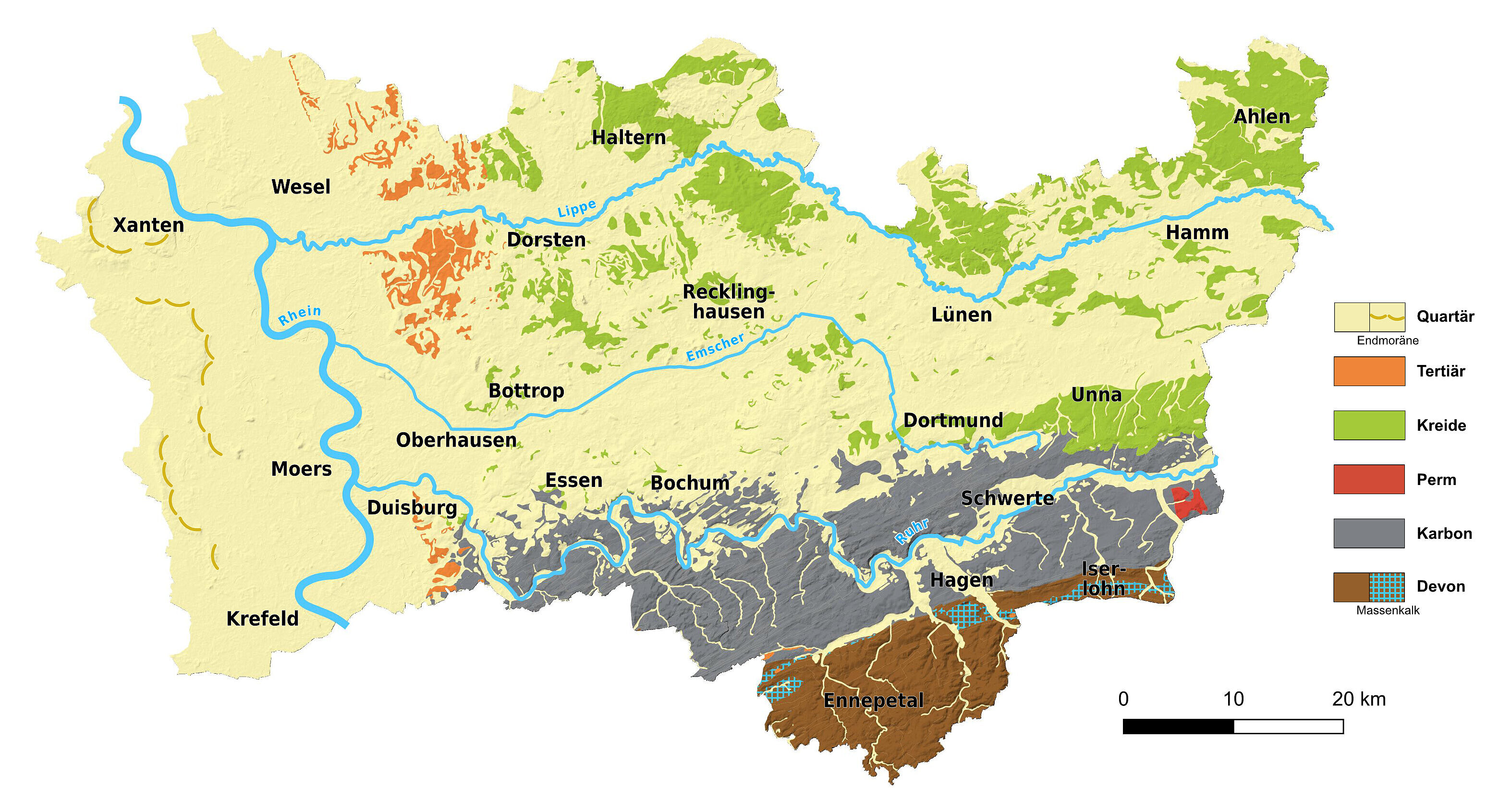 Geologische Übersichtskarte